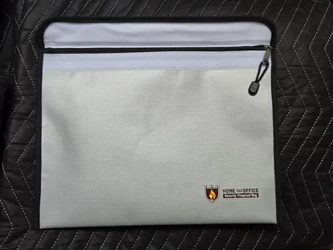 Large Fireproof Document Organizer 15x11", Waterproof Bag for Cash & Passports
