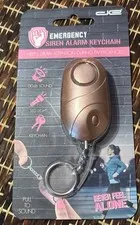Personal Emergency Siren Alarm Keychain 130 Db Loud Siren New Pink