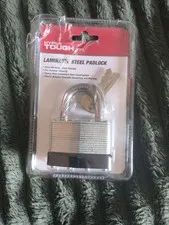 Brand New Hyper Tough 44mm Laminated Steel Padlock with 1-3/16" Shackle