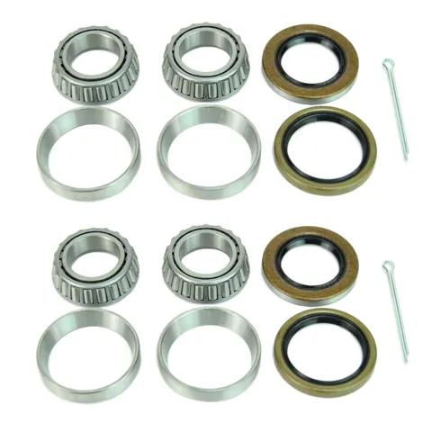 Sturdy Built 1 1/16 inch Trailer Wheel Bearing Kit, Bearings 44649 - Set of 2 