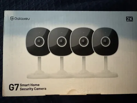 Galayou G7 2K Indoor Wi-Fi IP Cameras 4-Pack Night Vision Motion 2-Way Audio