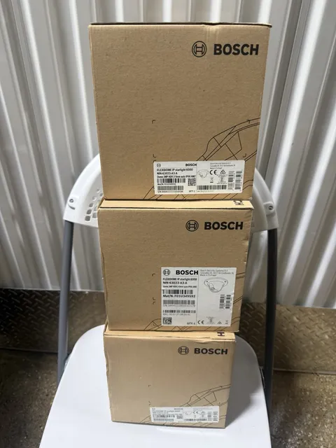 Lot of 3 Bosch Flexidome IP Starlight 6000 NIN-63023-A3-A Dome 2MP HDR IP66 3-9m