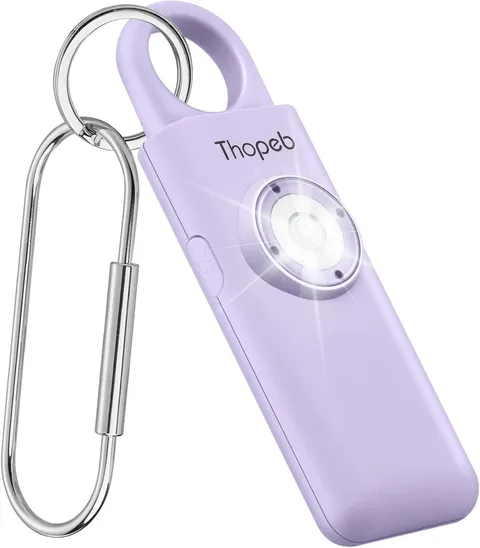 Personal Safety Alarm for Women – Upgraded Rechargeable | Strobe with Separate S