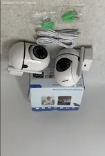 White Wireless Network Night Vision Security Camera Not Tested