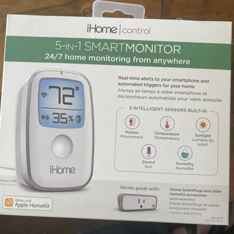 iHome Control 5-in-1 SmartMonitor iSS50 Smart Home Monitoring FACTORY SEALED