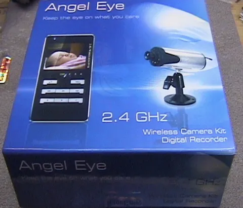 4CH WIRELESS 2.4GHZ MOTION DETECT VIDEO RECORDER LCD SD