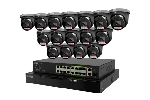 Lorex Connect X Series 4K 32-Channel Wired NVR System with X5 Turret Security Ca