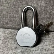 BRINKS 60mm HARDENED STEEL   COMMERCIAL PADLOCK   OUTDOOR   CUT & PRY RESISTANT