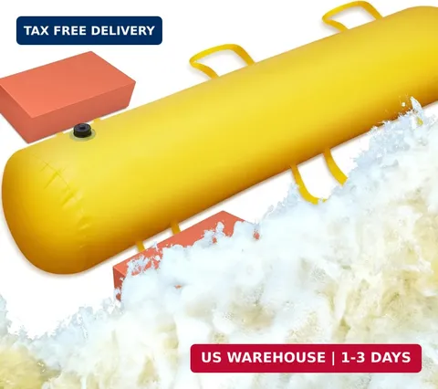 Flood Barriers for Home, Reusable Water Barrier for Flooding, Flexible PVC Flood