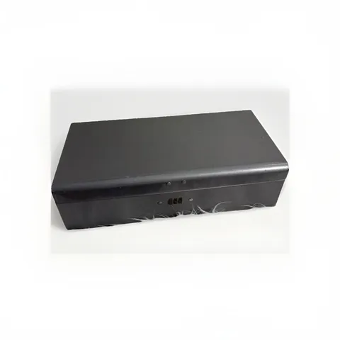 Vtg Bemis & Call Sesamee Policy Box Black Metal Document Safe Combo Lock