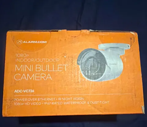 Alarm.com ADC-VC726 1080p Wired IP Bullet Indoor/Outdoor Camera, Night Vision