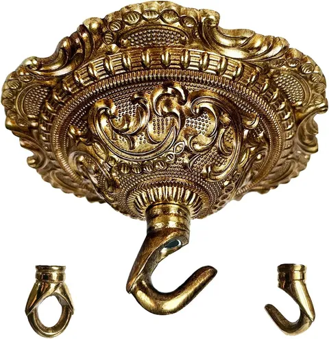 GRCERY 5.51" All Copper Ceiling Cover Plate can Light C-01, Antique Gold 