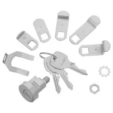 1 Set Letterbox Cam Lock, Cabinet Door Latch, Secured File Cabinet Lock with