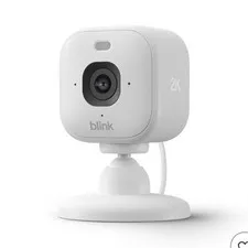 Blink Mini 2K Indoor Wi-Fi IP Camera, Alexa, Night Vision, White, 1 Camera