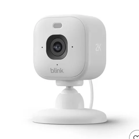Blink Mini 2K Indoor Wi-Fi IP Camera, Alexa, Night Vision, White, 1 Camera