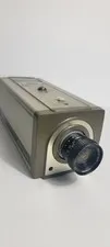 Panasonic WV-1414 CCTV Camera w/ Lens – Untested Output – 120VAC