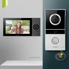 HOMSECUR 4 Wire HD Video Doorphone Intercom Door Bell RFID Keyfobs Door Unlock