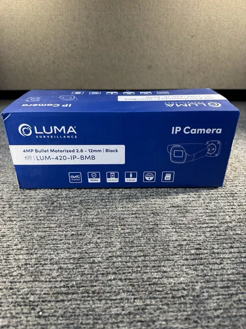 Luma 420 Series 4MP IP Bullet Camera Motorized 2.8-12mm LUM-420-IP-BMB