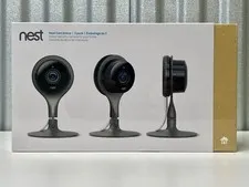 Google Nest Cam Indoor Smart Security Camera 3 Pack NC1104EF FACTORY SEALED