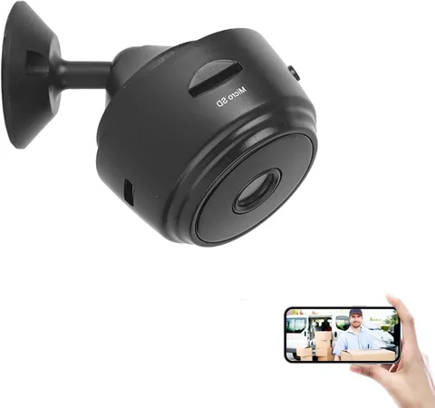 ASHATA Smart Security Camera, Real Time Display, Motion Detection, 120° Wide