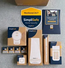 SimpliSafe Smart Home Security System (9-Piece Kit) – With 3 month Free Trial!