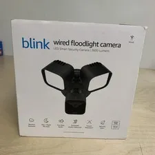 Blink Wired Floodlight Camera Smart Security Camera 2600 Lumens HD Live View NEW