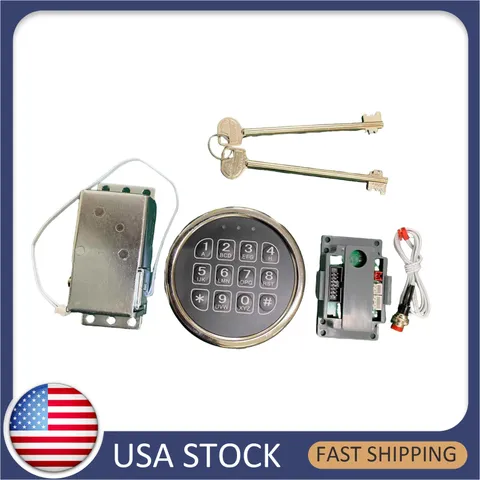 Stack-On Safe Lock Electronic Digital Safe Lock Replacement Solenoid W/ 2 Key Y1
