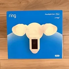 Ring Floodlight Cam Plus Wired White Outdoor Wi‑Fi Motion 1080p Camera