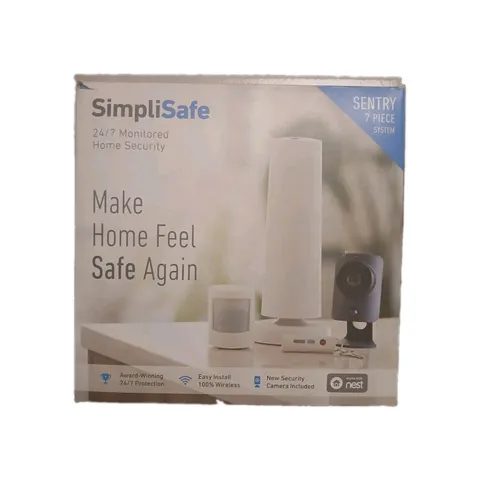 SimpliSafe Sentry 7 Piece System Home Security Camera Moniter -Wireless