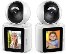 2Pk Two Way Audio Video Pet Dog Camera with Speaker Video Calling Devices for Gr