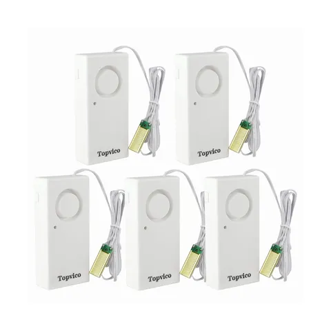 Topvico Water Leak Detector, 120dB Loud Siren, Powered by 9V Batter... Fast Ship