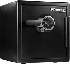 Master Lock Black Premium Fireproof and Waterproof Safe with Combination Dial, 1