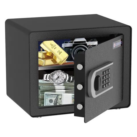 1.2 Cub Safe Box - Home Security Safe for Cash, Money, Jewelry, Guns, Documen...