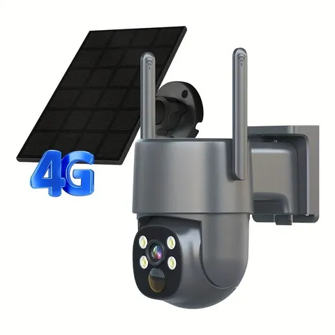 2K QHD Resolution 4g Lte Cellular Security Cameras Wireless