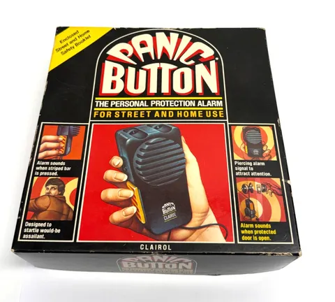Vintage NEW Panic Button Personal Protection Alarm Use by Clairol