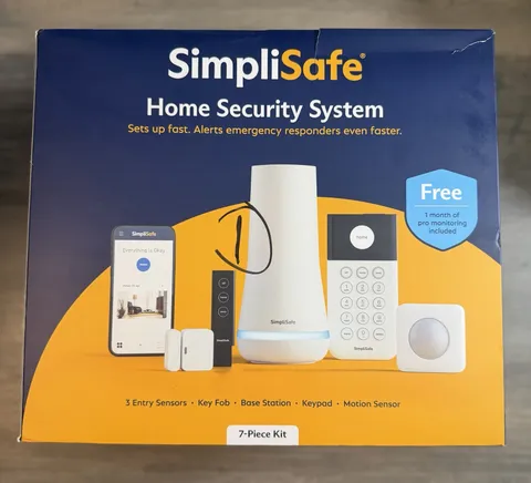 SimpliSafe Smart Home Security System (7-Piece Kit) – Base Station, Keypad-NEW