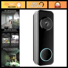 Wireless Video Doorbell Camera 1536p HD+ Color Night Vision, 2-Way Audio, Motion
