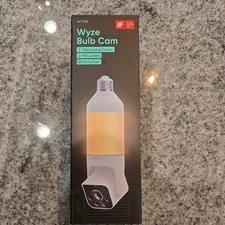 Wyze Bulb Cam 2K Light Socket Security Camera E26 | Color Night Vision