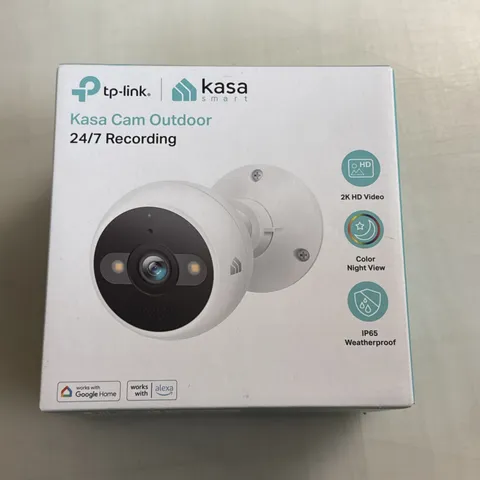 	Kasa 4MP 2K Security Camera Outdoor Wired IP65 Starlight Sensor & 98 Ft Night	