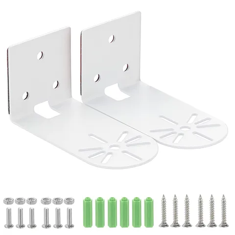 2 PCS Wall Mount Camera Shelf Metal Small Wall Shelf with Adhesive