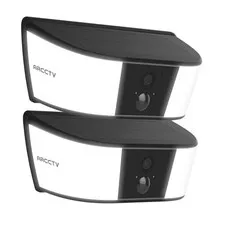 4MP Wall Light Security Cameras Solar Outdoor Wireless 2 Way Audio Night Vision