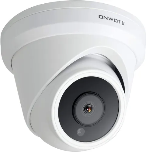 4K 8MP 134° PoE IP , Capture Video Audio, Dome White