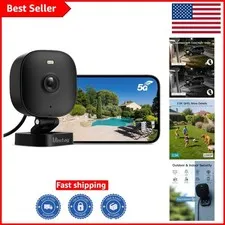 Weatherproof Outdoor Security Camera - Enhanced Night Vision & Spotlight