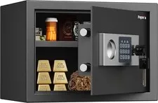 0.6 Cubic Feet Safe Box W/ Digital Keypad Lock & Keys Home Safe Money Box Cash