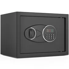 1.6 Cu.Ft Safe Box for Home with Charging Port –Safety Deposit Box with Key,D...