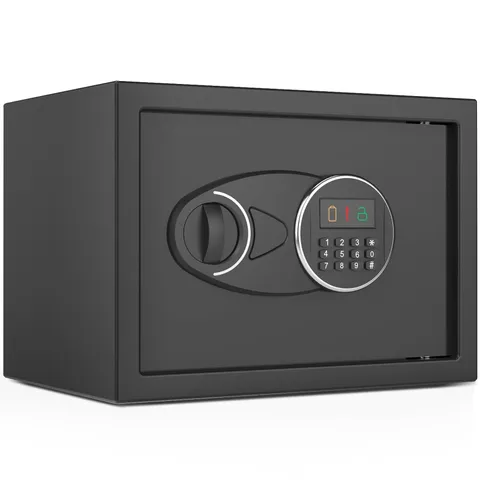 1.6 Cu.Ft Safe Box for Home with Charging Port –Safety Deposit Box with Key,D...