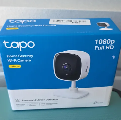 TP-Link Tapo 1080P Indoor Security Camera Baby Monitor Night Vision C100