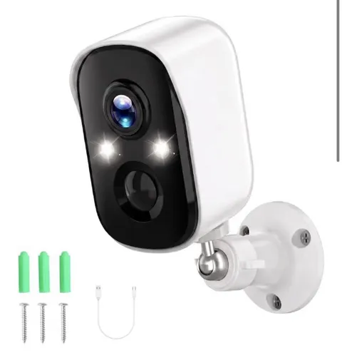 2K Outdoor IP/Network Surveillance Camera Wireless Wi-Fi Color Night Vision PIR