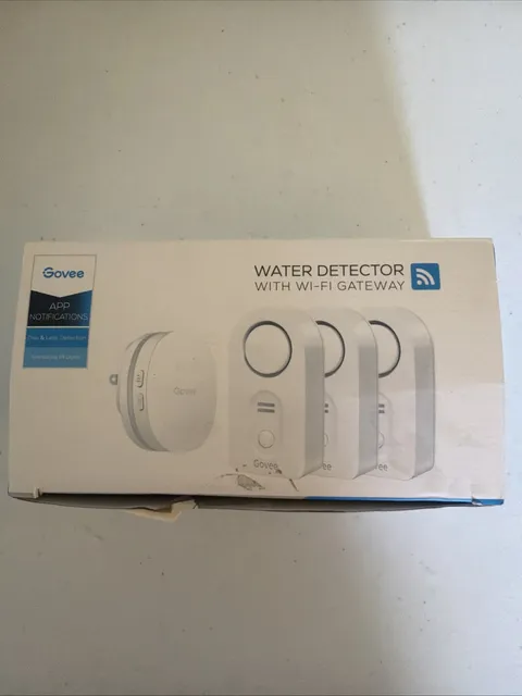 Govee WiFi Water Leak Detector 3 Packs, Leak Alert with Remotely Email/APP Push