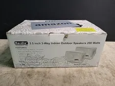 Herdio 3.5" Outdoor Bluetooth Speakers Waterproof 200W 3 Way Premium Wall...